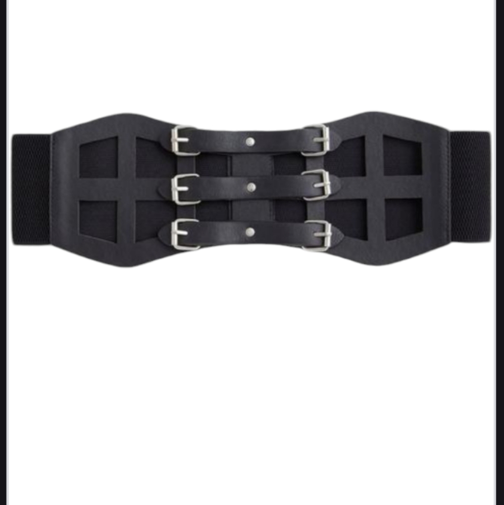 Torrid black buckle belt